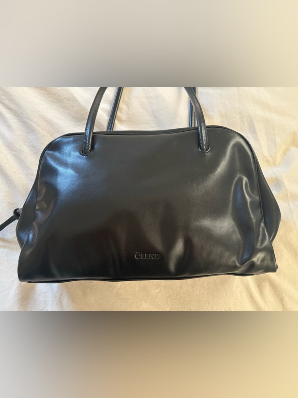 Olend Brooklyn Shoulder Bag Purse in Black- Fits a Laptop - Picture 2 of 4